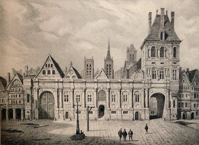 Das Rathaus im Jahr 1583, 1915 von Unbekannt