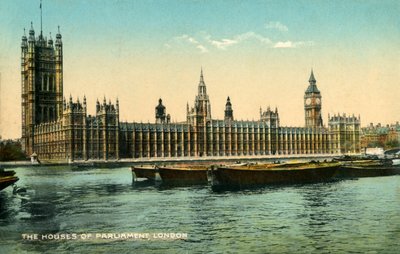 Die Häuser des Parlaments, London, 1925 von Unbekannt