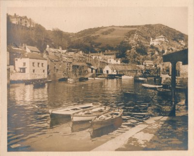 Der Innenhafen - Polperro, 1927 von Unbekannt