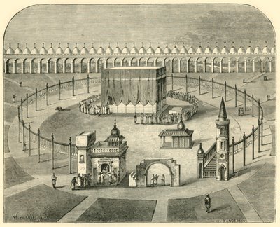 Die Kaaba, Mekka, 1890 von Unbekannt