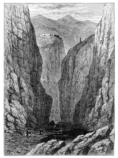 Der Khyber-Pass, Afghanistan, 1900 von Unbekannt