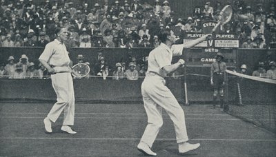 Der König als Tennisspieler, 1926, 1937 von Unbekannt