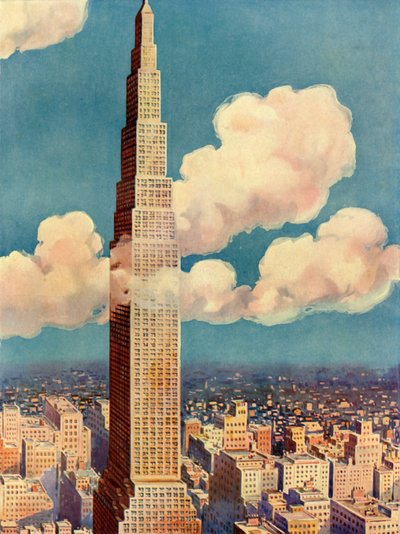Der König der Wolkenkratzer - Larkin Tower, um 1930 von Unbekannt