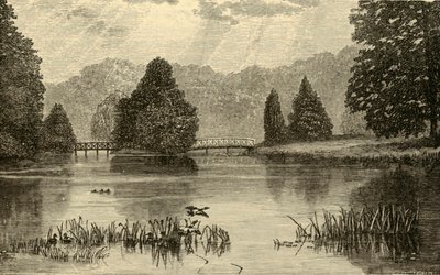 Der See, Blenheim, 1898 von Unbekannt