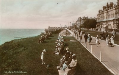 The Leas, Folkestone, Kent, um 1920 von Unbekannt