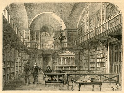 Die Bibliothek von St. Pauls, 1897 von Unbekannt