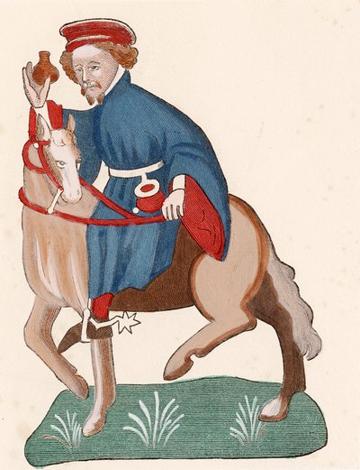 Der Kellermeister, aus Geoffrey Chaucers Canterbury Tales von Unbekannt
