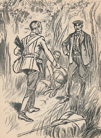 Das Treffen von Stanley und Livingstone von Unbekannt