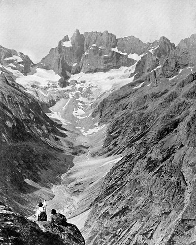 Die Meije, die Alpen, frühes 20. Jahrhundert von Unbekannt