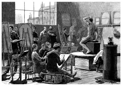 Das Modell, 1882 von Unbekannt