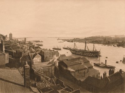 Die Mündung des Tyne, 1902 von Unbekannt