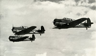 Die nordamerikanische Harvard, 1941 von Unbekannt