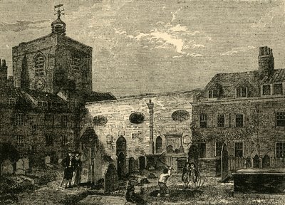 Die alte Kirche von St. James, Clerkenwell, um 1872 von Unbekannt