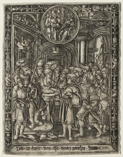 Der alte König auf seinem Thron von Unbekannt