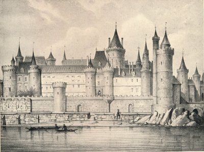 Der alte Louvre im Jahr 1670, 1915 von Unbekannt