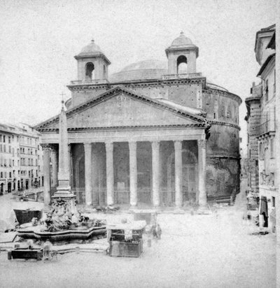 Das Pantheon, Rom, Italien, spätes 19. Jahrhundert von Unbekannt