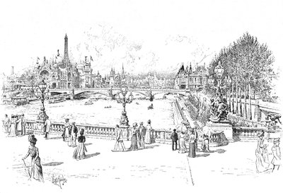 Die Pariser Ausstellung von 1900 von Unbekannt