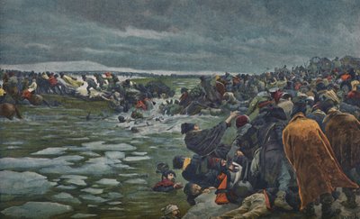 Der Übergang über die Beresina, November 1812, 1896 von Unbekannt