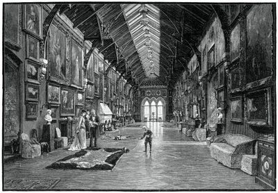 Die Bildergalerie, Kilkenny Castle, 19. Jahrhundert von Unbekannt