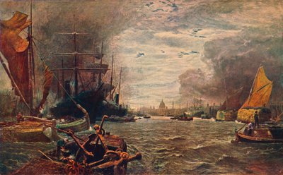 Der Pool von London, 1888 1906 von Unbekannt