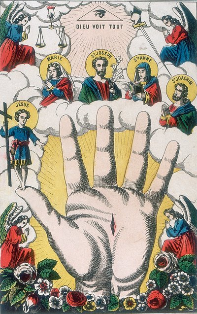 Die mächtige Hand, 19. Jahrhundert von Unbekannt