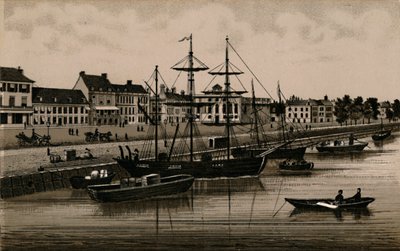 Der Kai, um 1880 von Unbekannt
