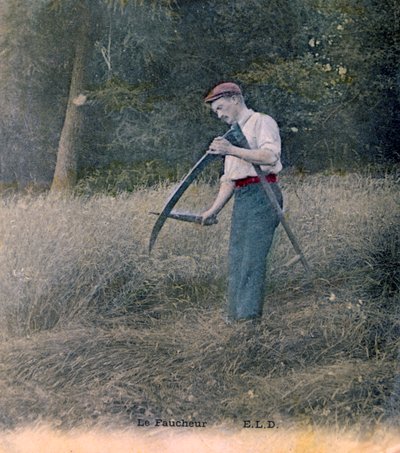 Der Schnitter, um 1900 von Unbekannt