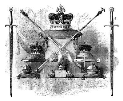 Die Insignien Englands von Unbekannt