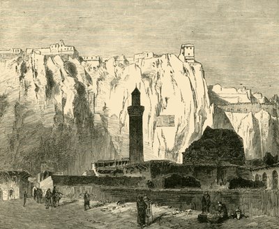 Der Felsen von Van, 1890 von Unbekannt
