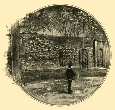 Die römische Mauer in Dorchester, 1898 von Unbekannt