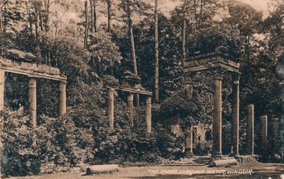 Die Ruinen, Virginia Water, Windsor, ca. 1917 von Unbekannt