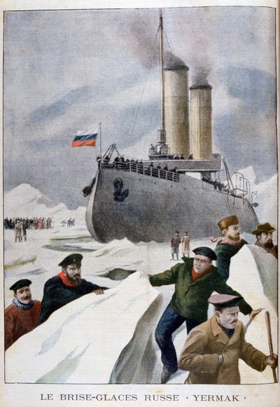 Der russische Eisbrecher Yermak, 1902 von Unbekannt