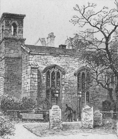Die Savoy-Kapelle, 1890 von Unbekannt
