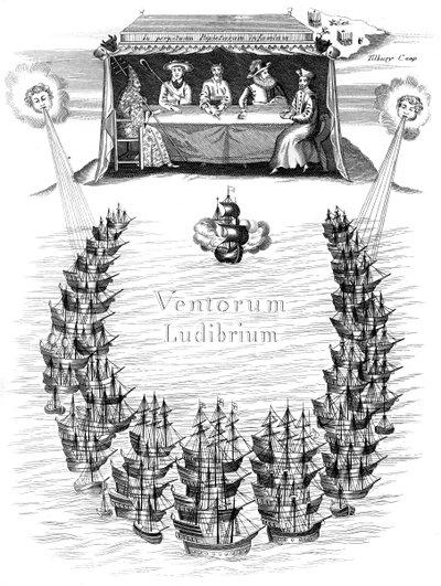 Die spanische Armada, 1588 um 1850 von Unbekannt