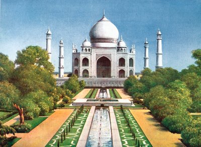 Das Taj Mahal, Agra, Indien, frühes 20. Jahrhundert von Unbekannt
