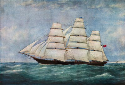 Der Teeclipper Spindrift, 1938 von Unbekannt