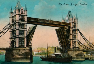 Die Tower Bridge, 1915, ca. 1900-1930 von Unbekannt