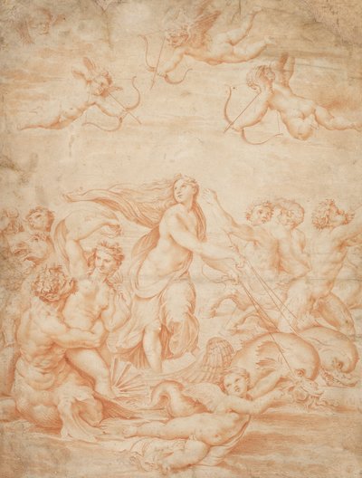 Der Triumph der Galatea, 16. Jahrhundert von Unbekannt