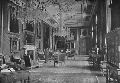 Der Van Dyck Raum, Schloss Windsor, 1927 von Unbekannt