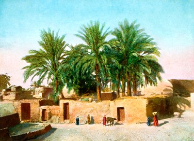 Das Dorf Karnak, Ägypten, 20. Jahrhundert von Unbekannt