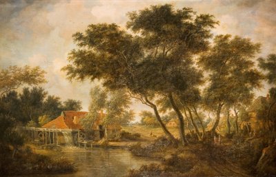 Die Wassermühle von Unbekannt
