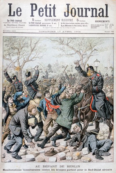 Die Abreise aus Berlin, 1904 von Unbekannt