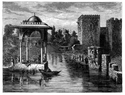 Die Umgebung von Damaskus, Syrien, um 1890 von Unbekannt