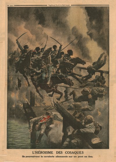 Der Heldentum der Kosaken, 1915 von Unbekannt