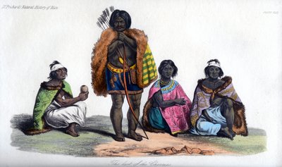 Der letzte der Charruas, 1848 von Unbekannt