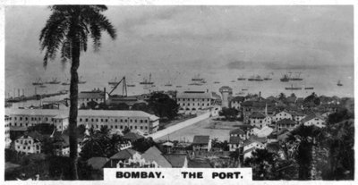 Der Hafen, Bombay, Indien, um 1925 von Unbekannt