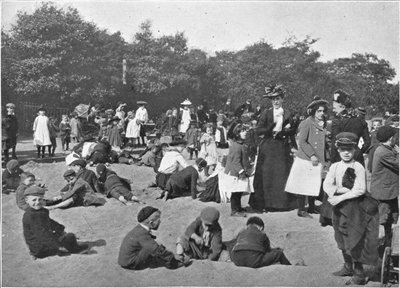 Die Sandgrube, Victoria Park, London, um 1900-1901 von Unbekannt