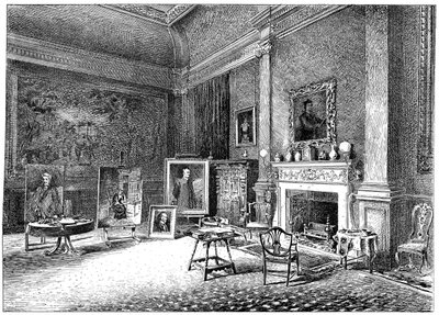 Das Atelier von John Everett Millais, ca. 1880-1882 von Unbekannt