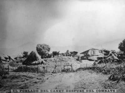 Die Stadt Caney nach dem Kampf, 1898, 1920er Jahre von Unbekannt