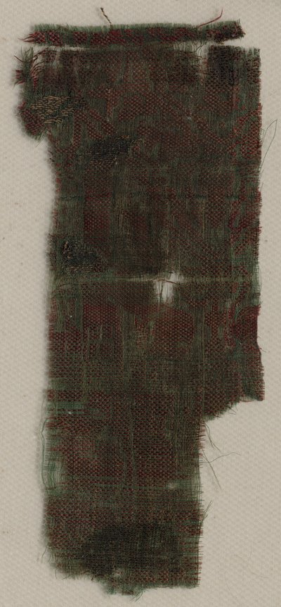 Drei Fragmente italienischer gotischer Seide, 1300er von Unbekannt